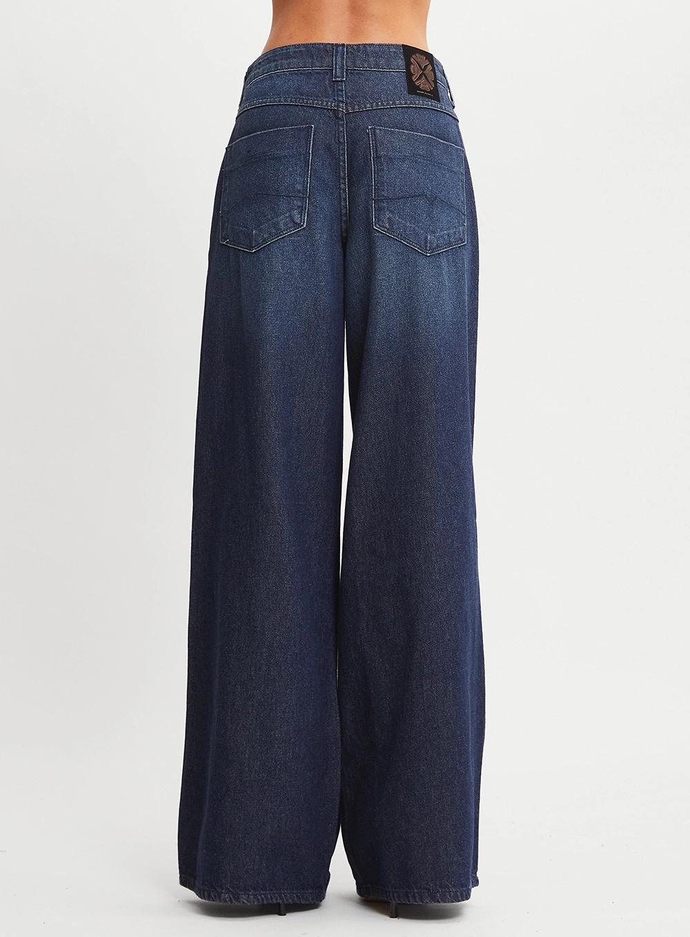 Calça Jeans Feminina Pantalona Índigo 3