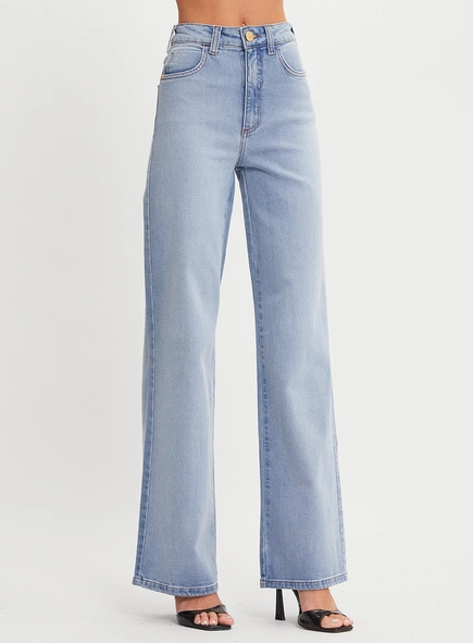Calça Jeans Slim Feminina Reta