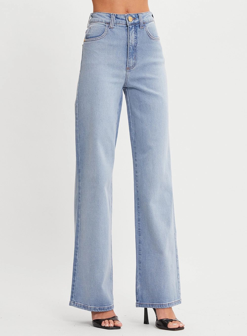 Calça Jeans Slim Feminina Reta Índigo 2