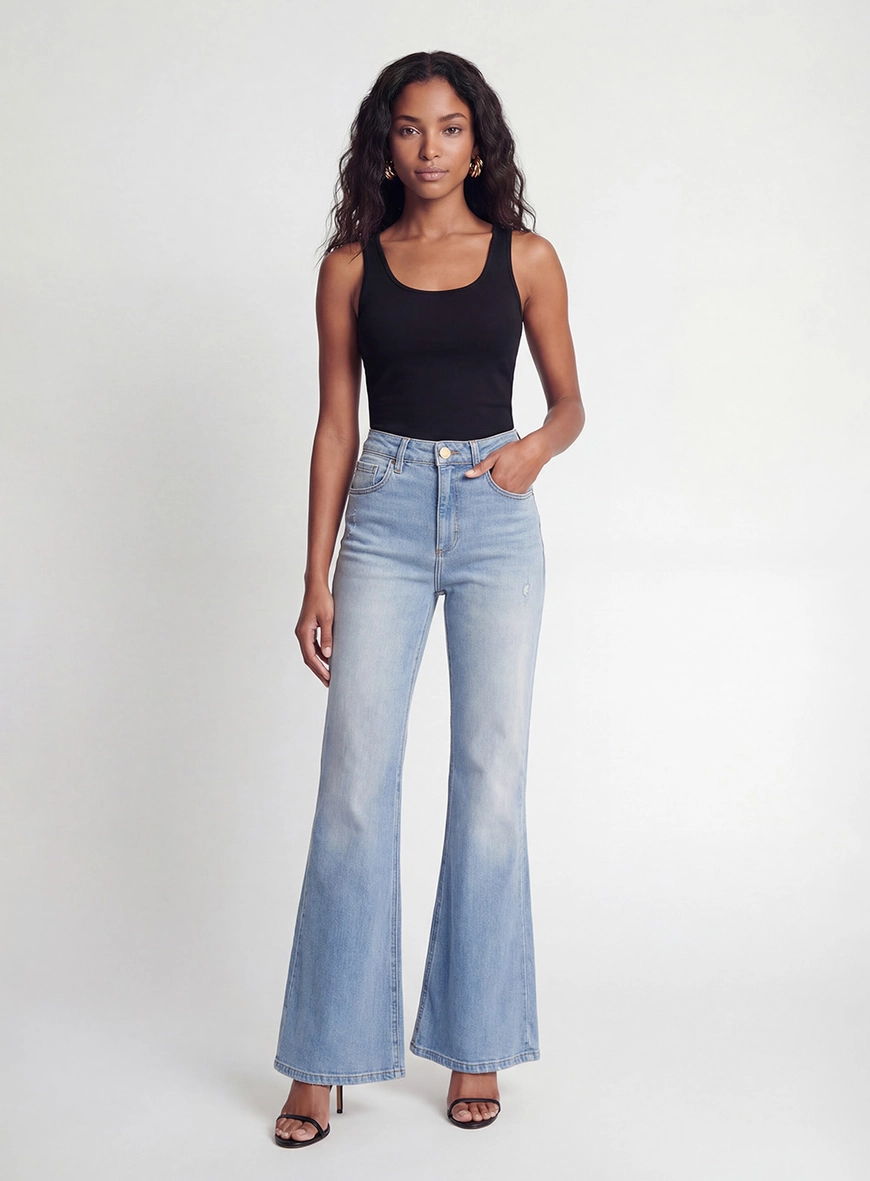 Calça Jeans Flare Índigo 1