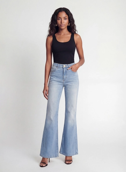 Calça Jeans Flare