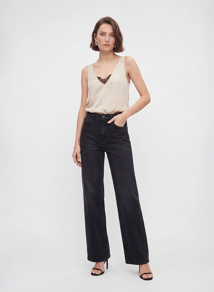 Calça Jeans Reta Slim
