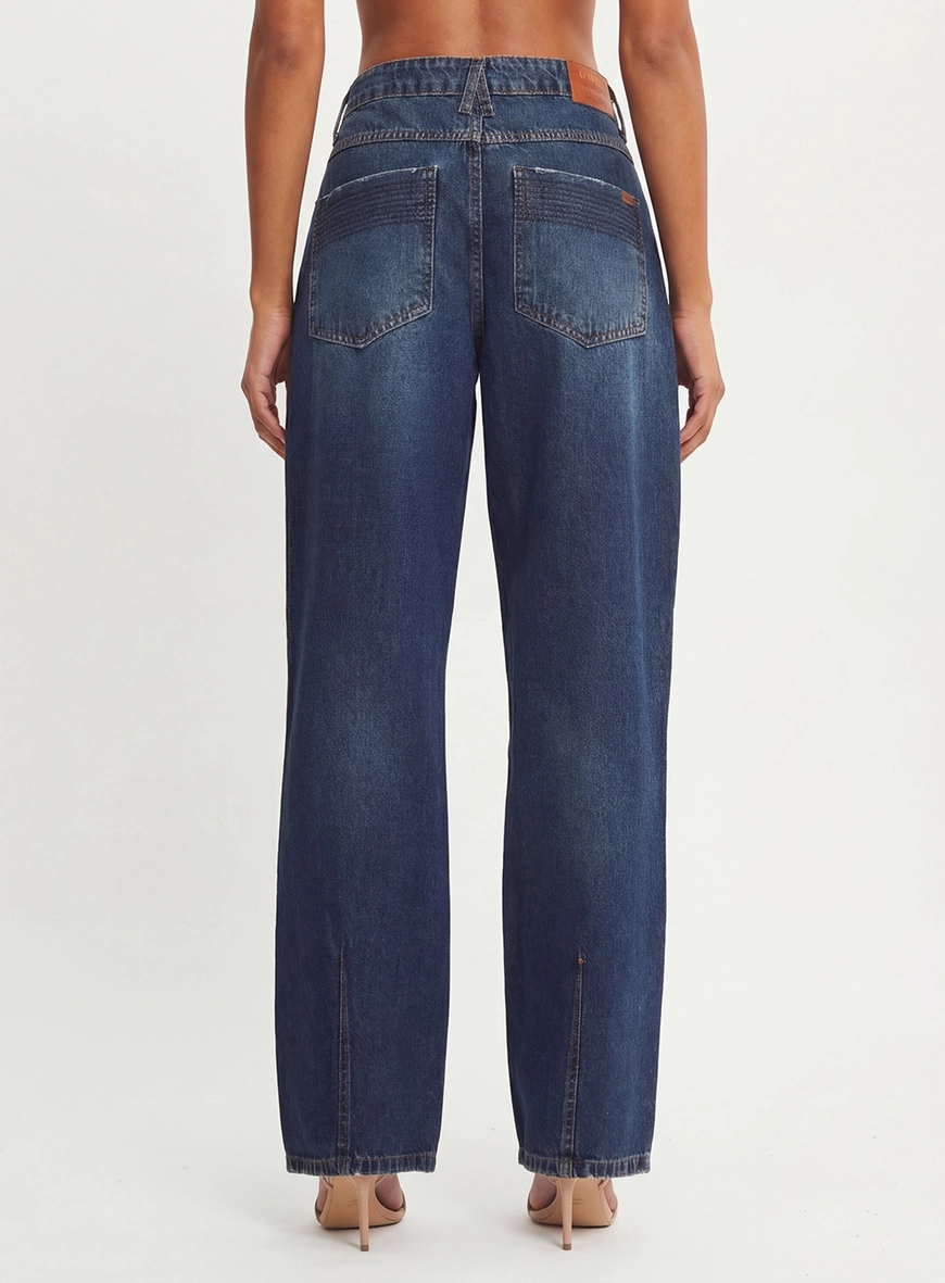 Calça Jeans Reta Índigo 3