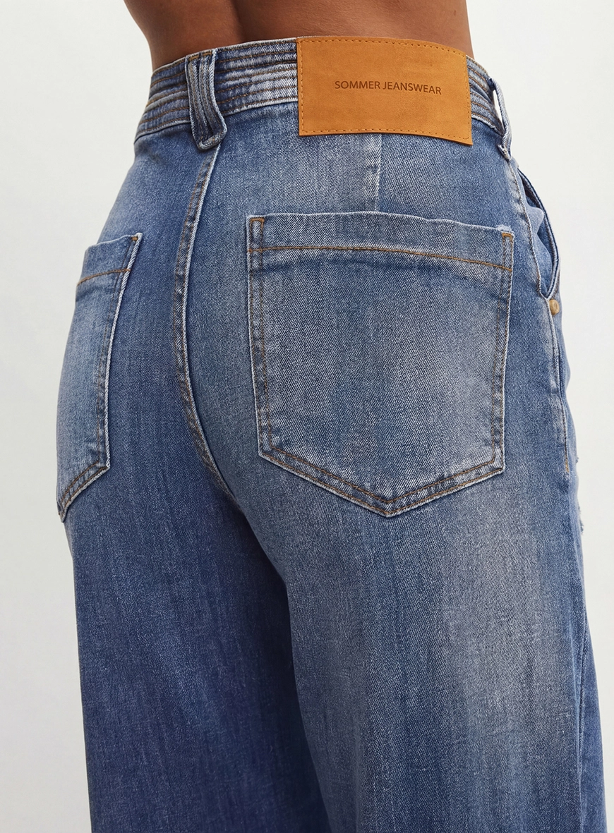 Calça Jeans Reta Slim Índigo 4