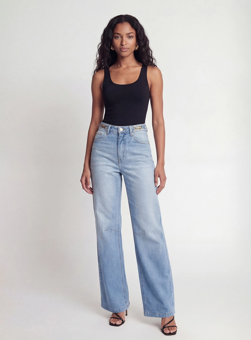Calça Jeans Reta Slim Índigo 1