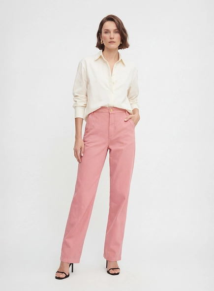 Calça Sarja Feminina Reta