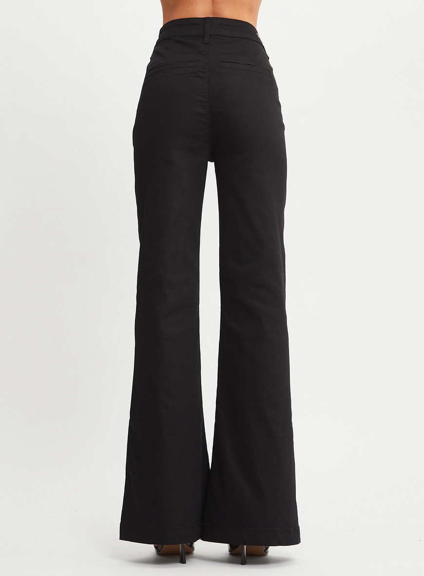 Calça Flare Feminina Preto 3