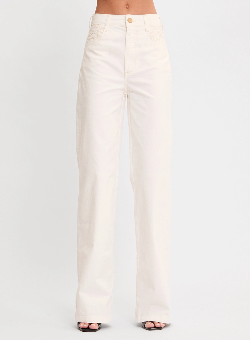 Calça Sarja Reta Slim Off Shell 2