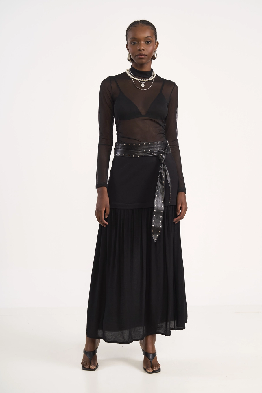 Saia Maxi Fluida Preto