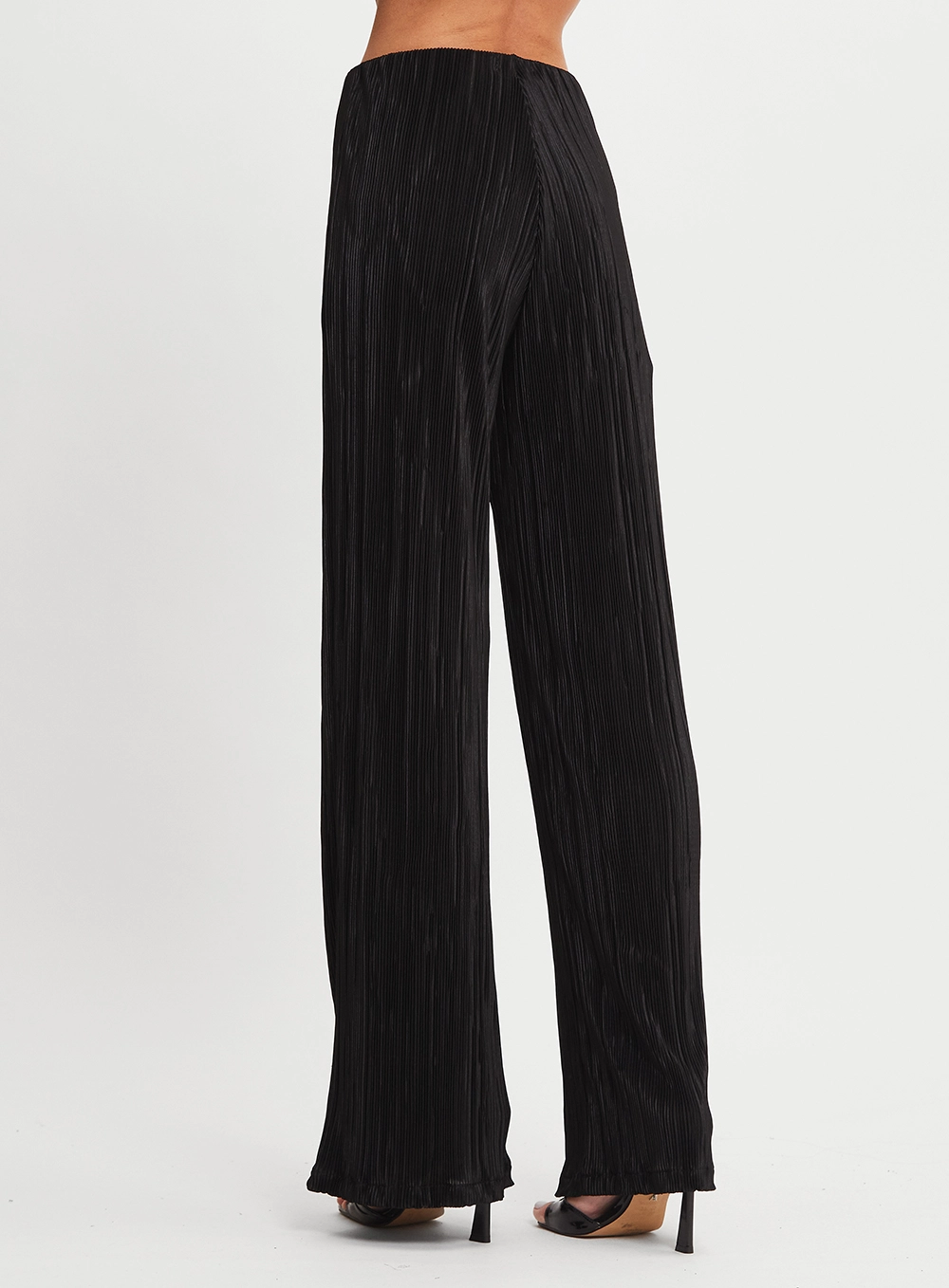 Calça Plissada Reta Preto 3