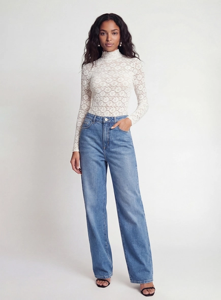 Calça Jeans Feminina Baggy