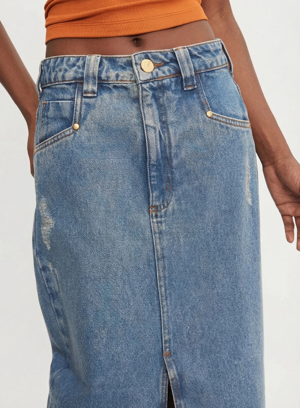 Saia Jeans Índigo 4