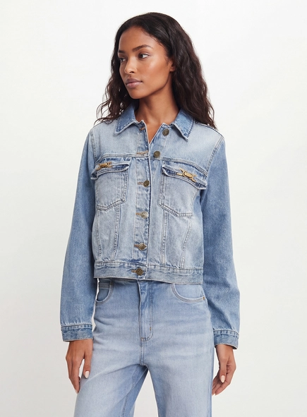 Jaqueta Jeans Feminina Comfort