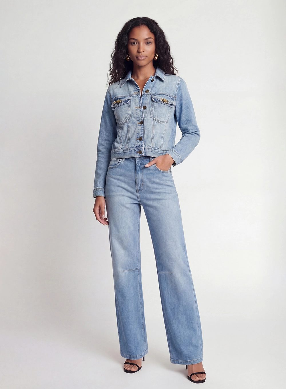 Jaqueta Jeans Feminina Comfort Índigo 3