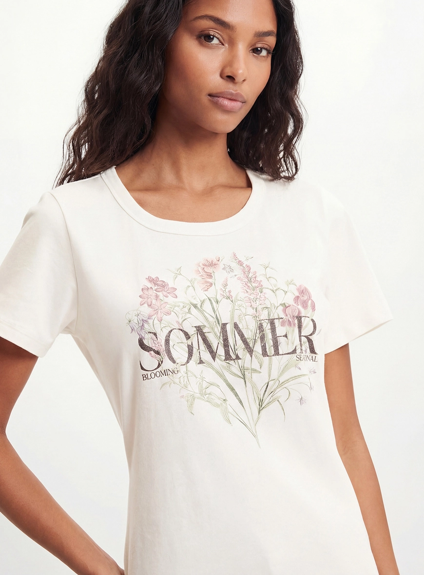 Camiseta Feminina Slim Off Shell 4