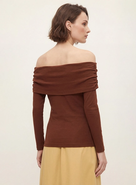Blusa Slim Ombro A Ombro