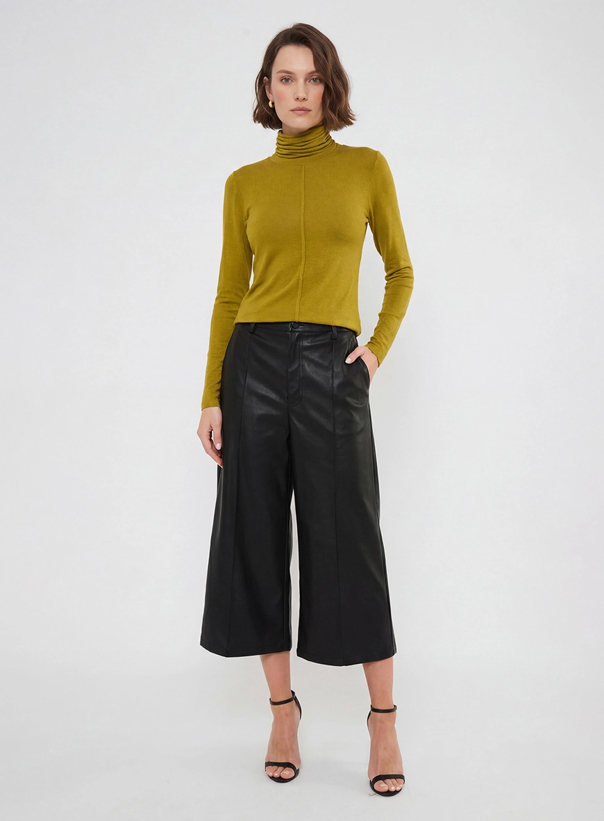 Blusa Slim Manga Longa Verde 3