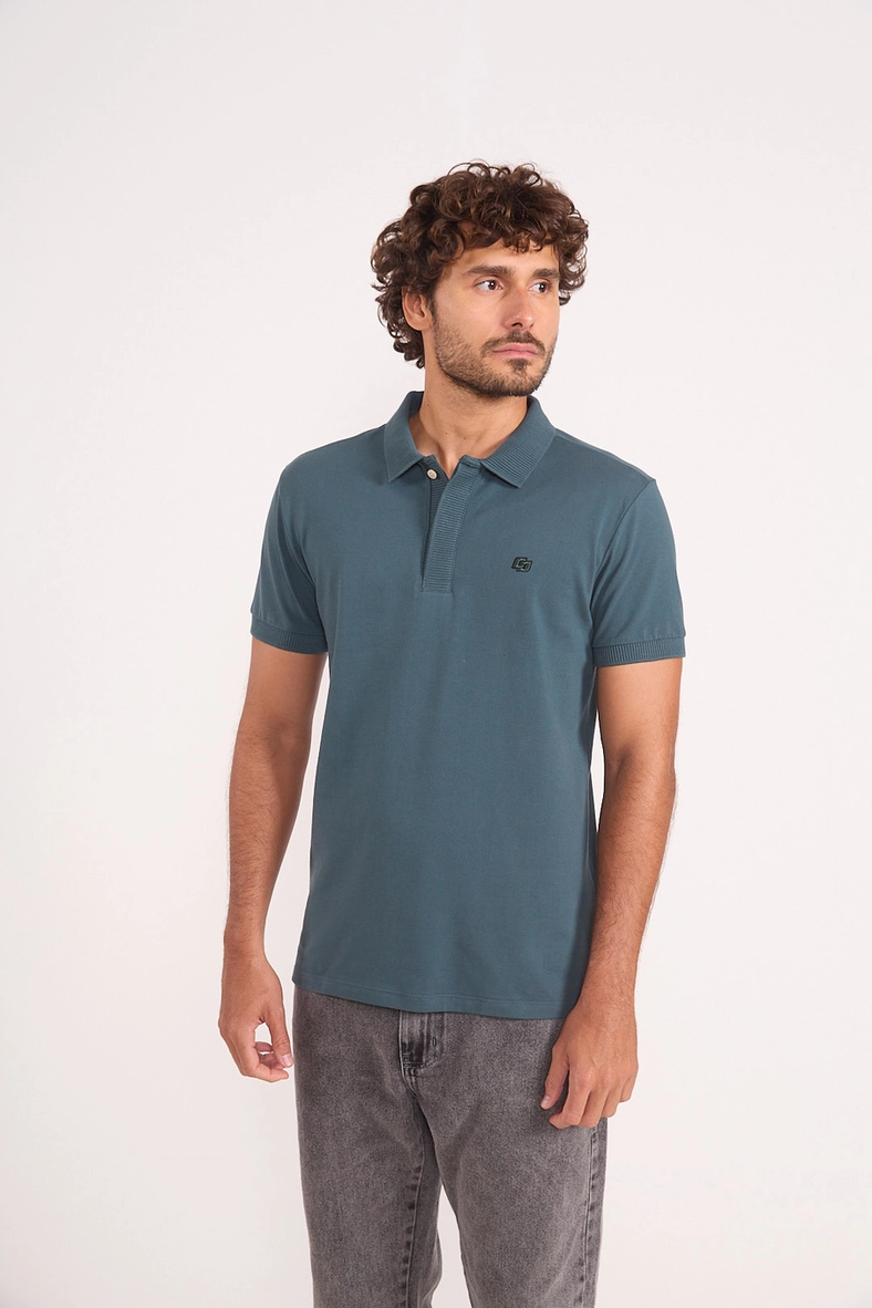Polo Masculina Algodão Premium