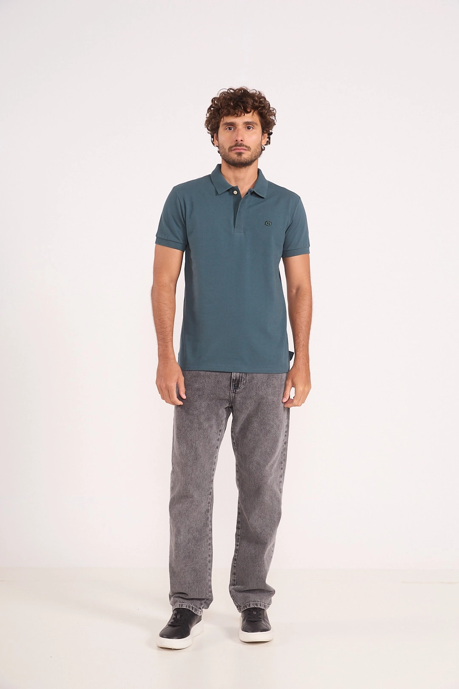 Polo Masculina Algodão Premium Verde