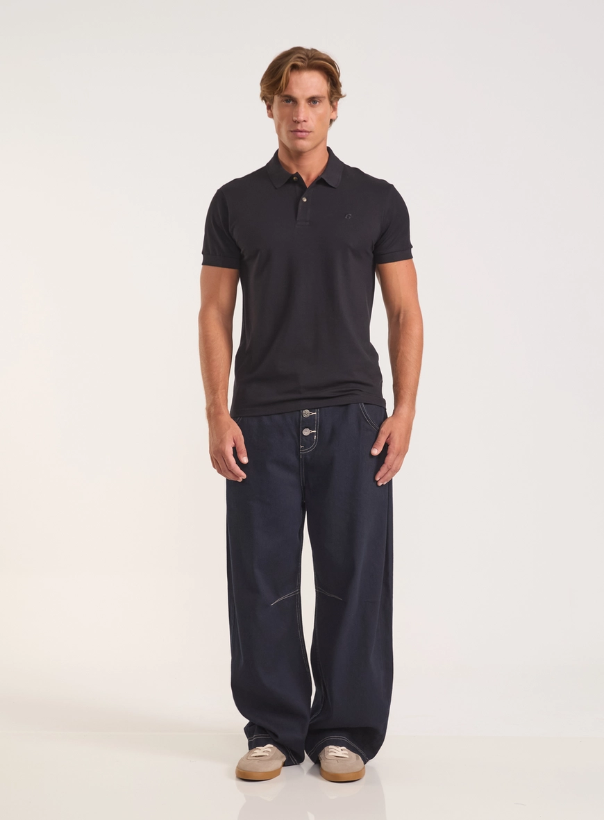 Polo Masculina Nostalgic Algodão Premium