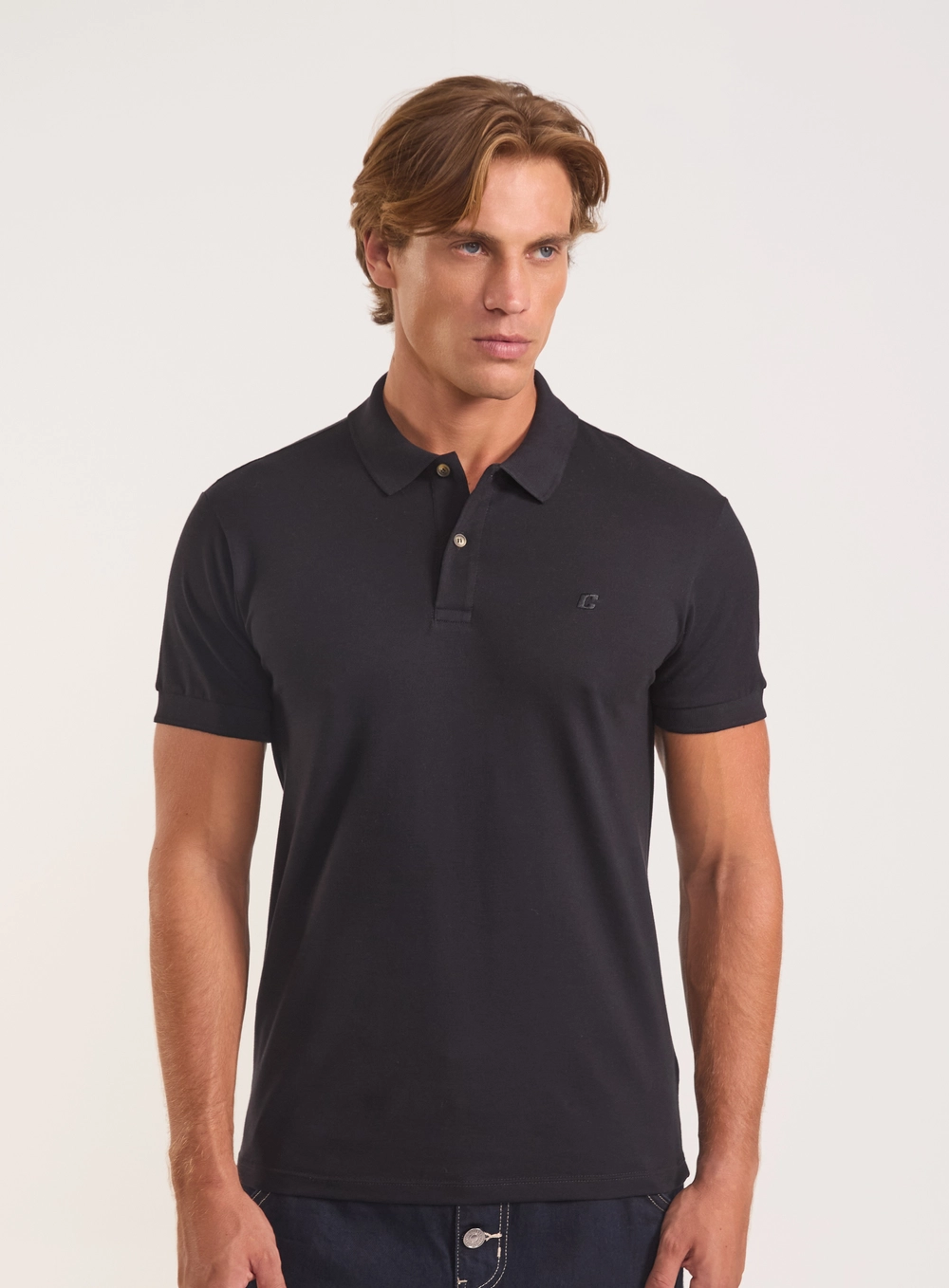 Polo Masculina Nostalgic Algodão Premium Preto