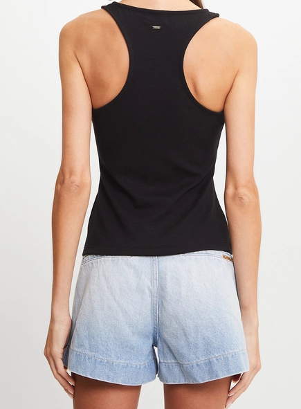 Regata Feminina Slim Decote U