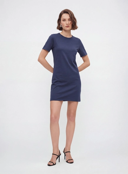 Vestido Curto Comfort Estilo T-shirt