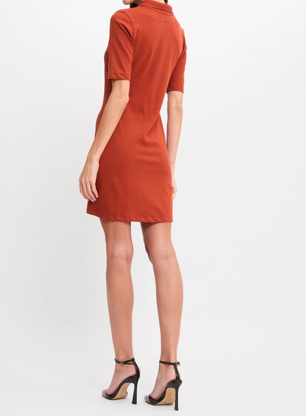Vestido Curto Slim Texturizado