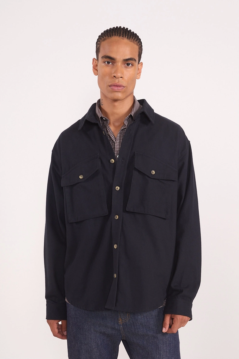 Jaqueta Overshirt Utilitária