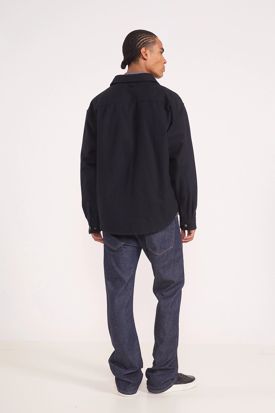 Jaqueta Overshirt Utilitária Preto