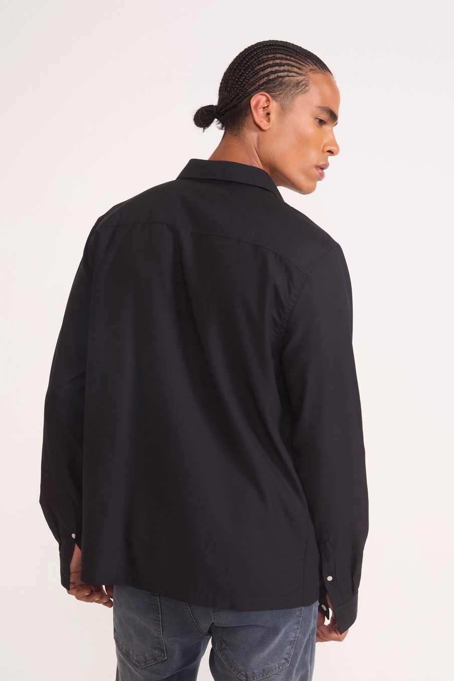 Camisa Manga Longa Nostalgic Urban Black Preto