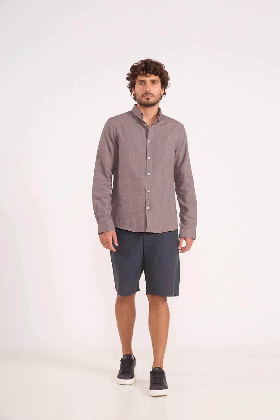 Camisa Alfaiataria Urbana Marrom