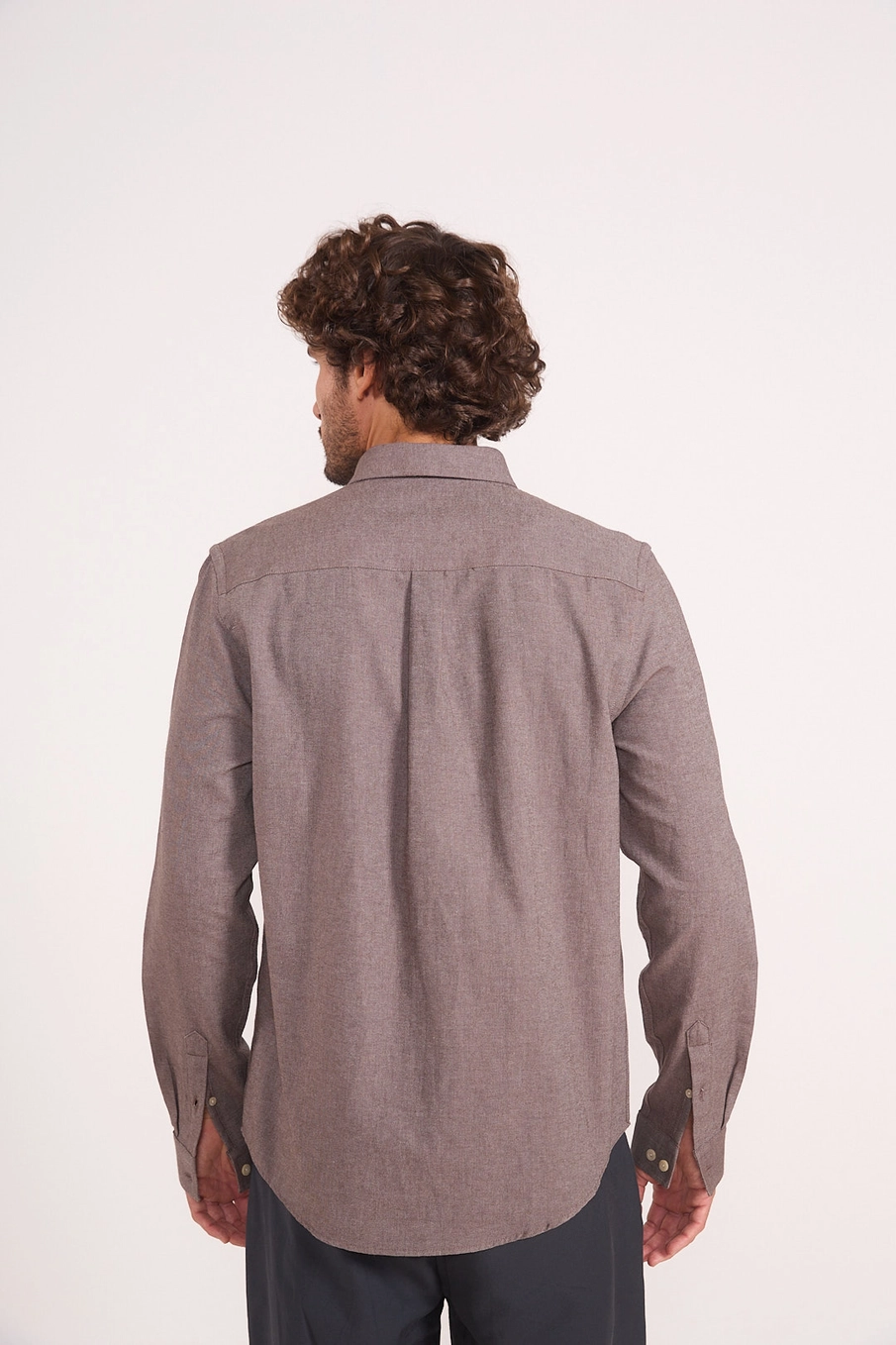Camisa Alfaiataria Urbana Marrom