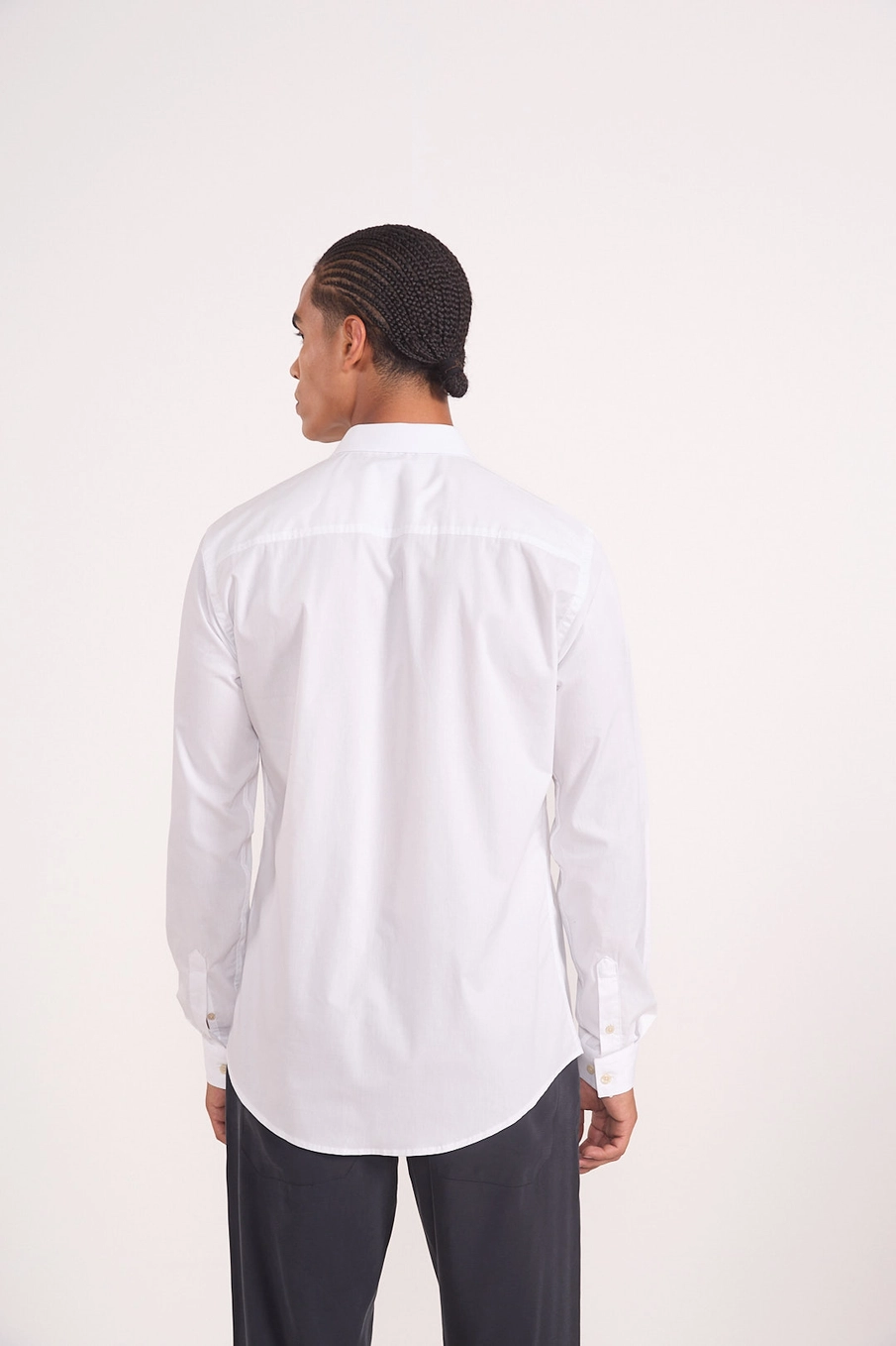 Camisa Slim Em Tricoline Branco