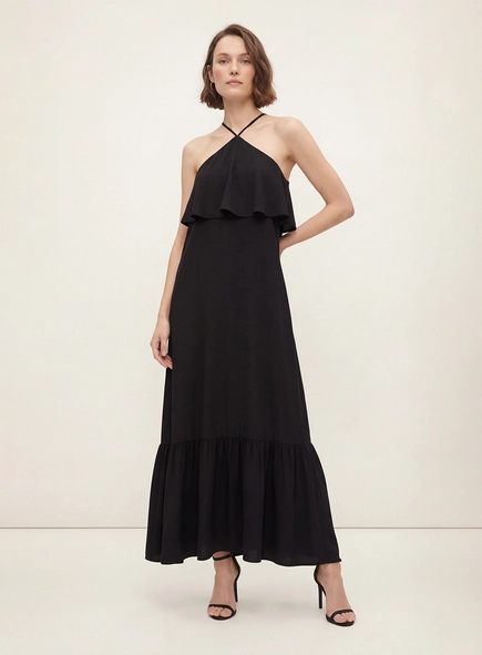 Vestido Longo Solto Frente Única