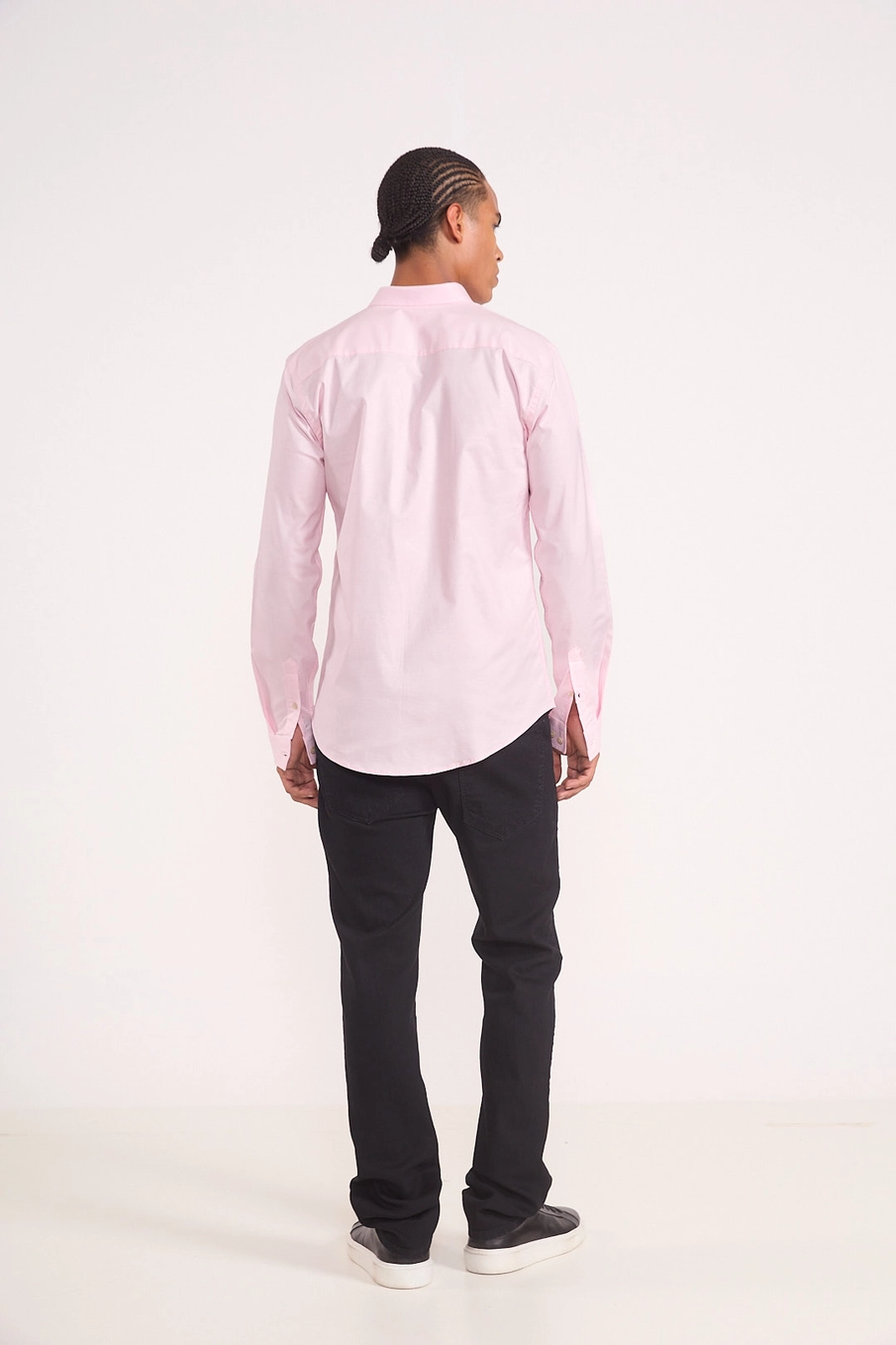Camisa Masculina Algodão Premium Rosa