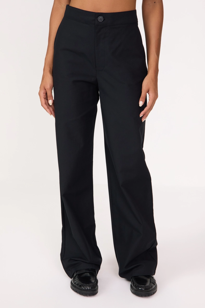 Calça Alfaiataria Feminina Wide Leg Preto 3