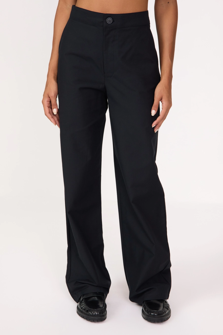 Calça Alfaiataria Feminina Wide Leg Preto 3
