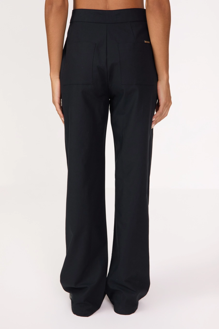 Calça Alfaiataria Feminina Wide Leg Preto 4