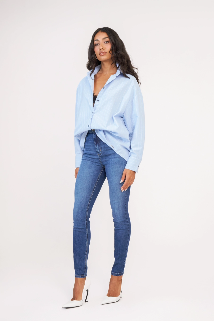 Calça Jeans Feminina Skinny Push Up Índigo 1
