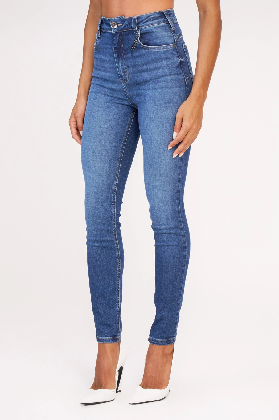 Calça Jeans Feminina Skinny Push Up Índigo 3