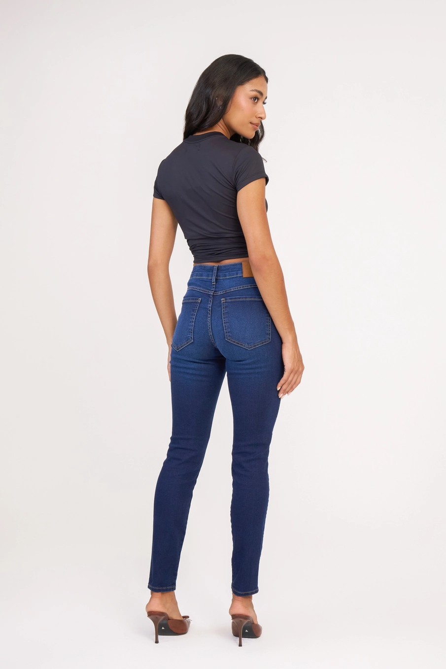 Calça Jeans Feminina Skinny Média Índigo 2