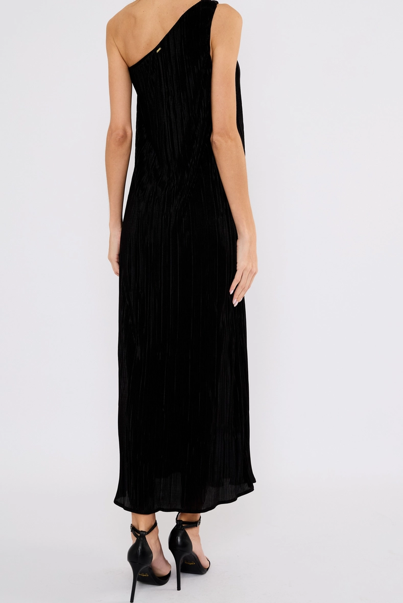 Vestido Plissado Preto 2