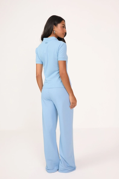 Calça Moletom Feminina Wide Leg