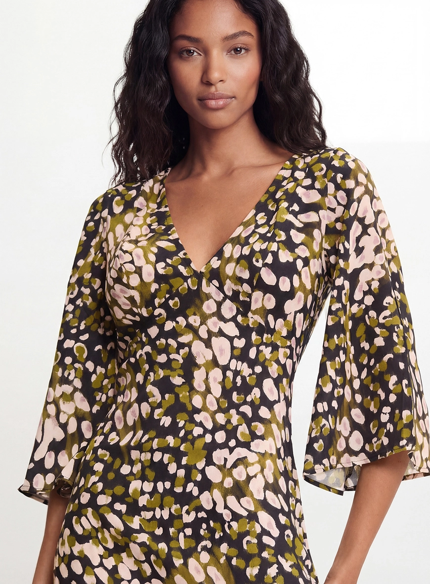 Vestido Curto Slim Estampado Estampados 4