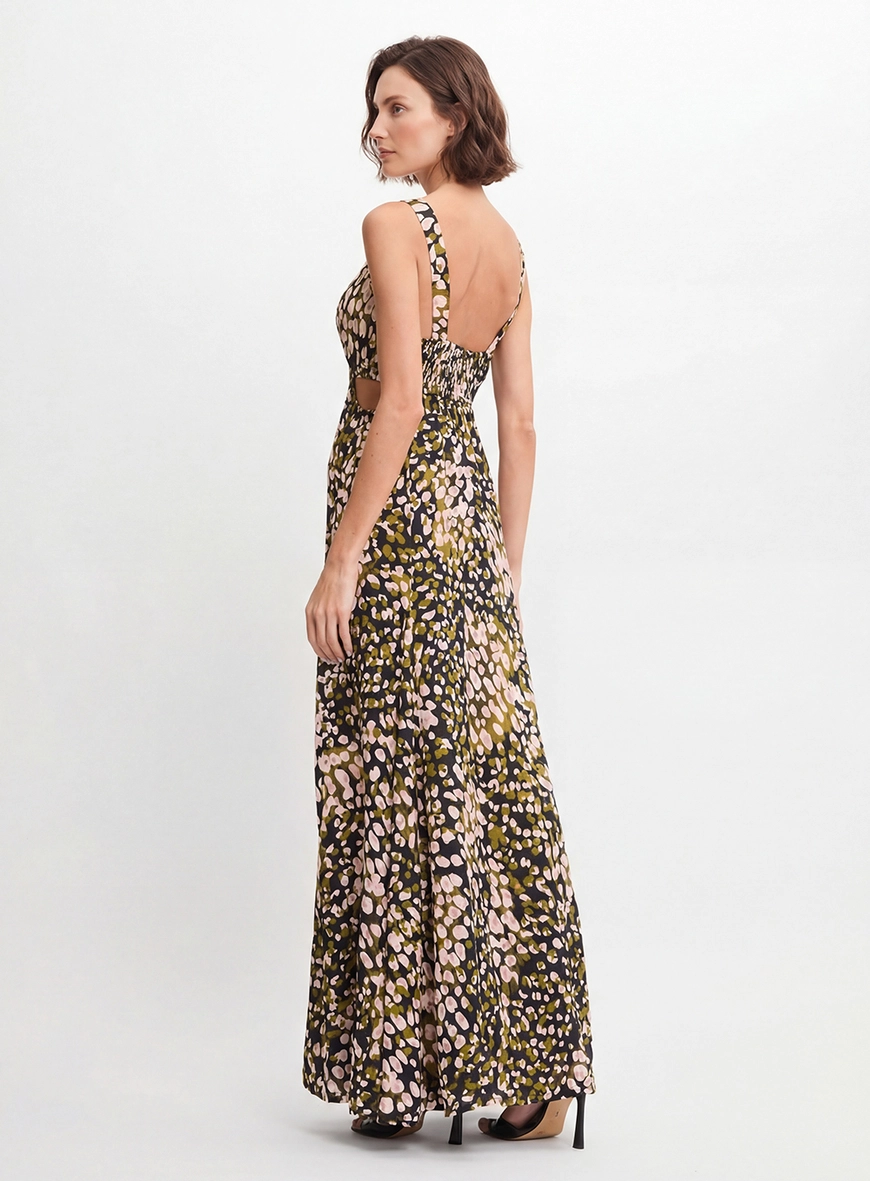 Vestido Longo Godê Estampado Estampados 2