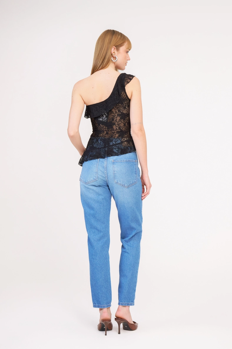 Calça Jeans Feminina Mom Índigo 2