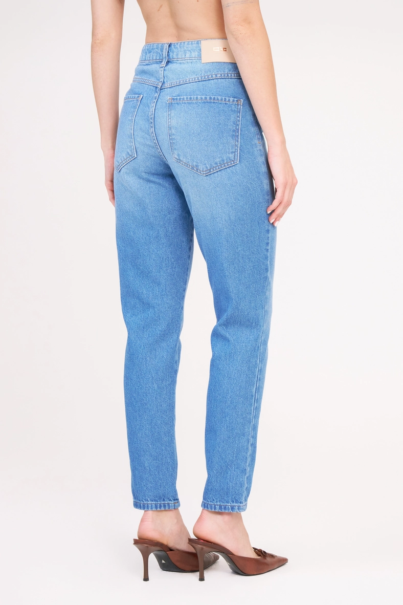 Calça Jeans Feminina Mom Índigo 4