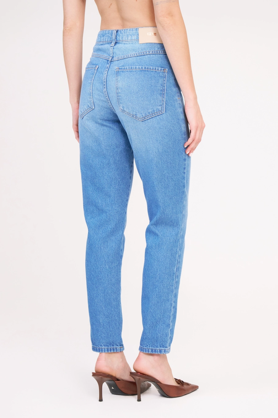Calça Jeans Feminina Mom Índigo 4