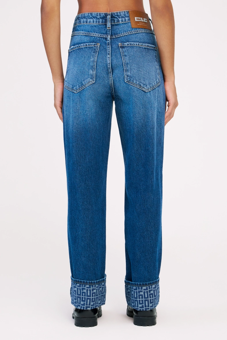 Calça Jeans Feminina Reta Cropped Índigo 4